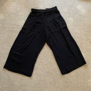 ARITZIA WILFRED black wide leg pants size Large